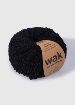 We Are Knitters The Boucle Cloud Yarn Black| DK|Merino