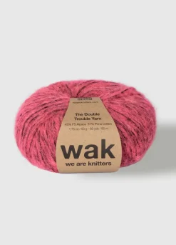 We Are Knitters The Double Trouble Yarn Neon Pink| DK|Alpaca