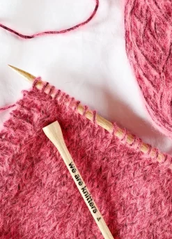 We Are Knitters The Double Trouble Yarn Neon Pink| DK|Alpaca
