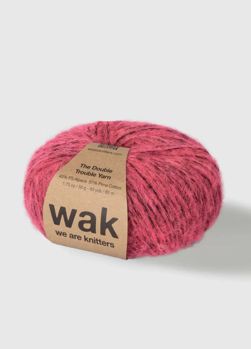 We Are Knitters The Double Trouble Yarn Neon Pink| DK|Alpaca