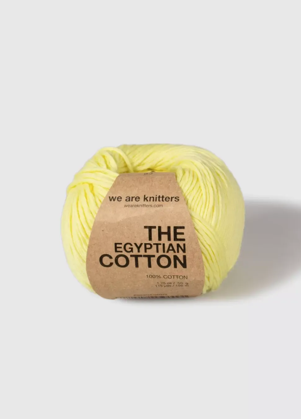 We Are Knitters The Egyptian Cotton Lemon - Last Units| DK|Cotton
