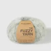 We Are Knitters The Fuzzy Yarn Marbled Glacial Green| Fingering / Sock|Alpaca