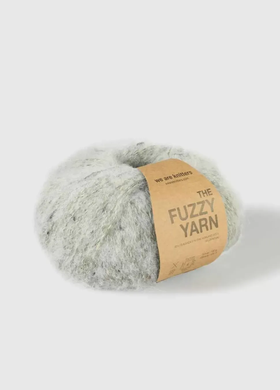 We Are Knitters The Fuzzy Yarn Marbled Glacial Green| Fingering / Sock|Alpaca