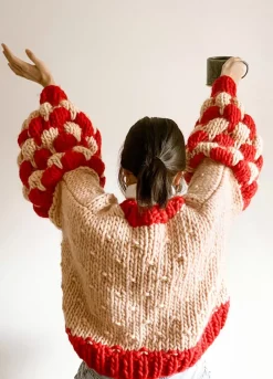 We Are Knitters The Social Bubble Cardigan x Beatific Brenda Kit| Home & Decor|Cardigan & Vests