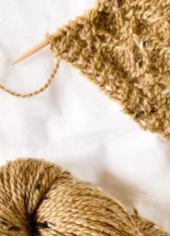 We Are Knitters The Twist & Shout Ochre Tweed| DK|Linen