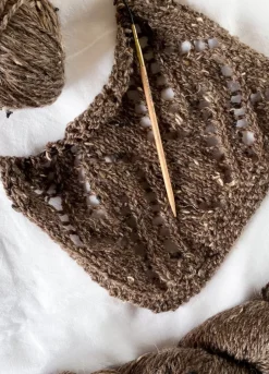 We Are Knitters The Twist & Shout Rustic Brown Tweed| DK|Linen