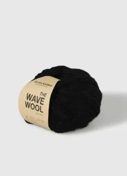 We Are Knitters The Wave Wool Black| Bulky|Ool