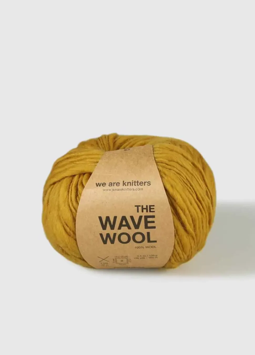 We Are Knitters The Wave Wool Mustard| Bulky|Ool