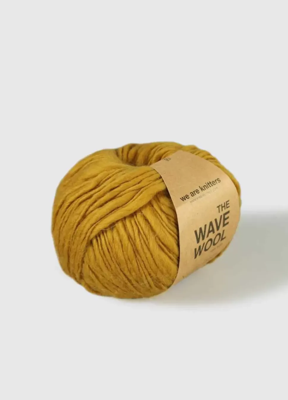 We Are Knitters The Wave Wool Mustard| Bulky|Ool