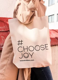 We Are Knitters Tote Bag: Choose Joy| Tote Bags