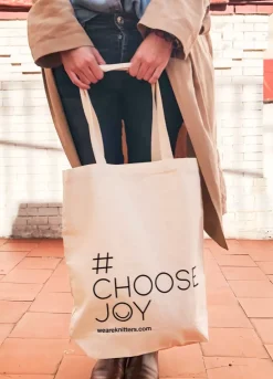 We Are Knitters Tote Bag: Choose Joy| Tote Bags
