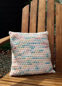 We Are Knitters Woodfield Throw Pillow x @twoofwands Kit| Two Of Wands